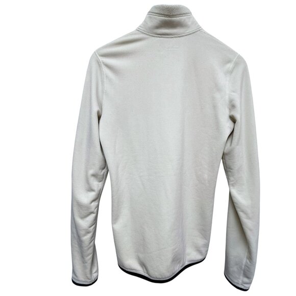 Ralph Lauren RLX Fleece Pullover Medium S/M Womens Cream 1/4 Zip Mock Neck Sport - Picture 2 of 14